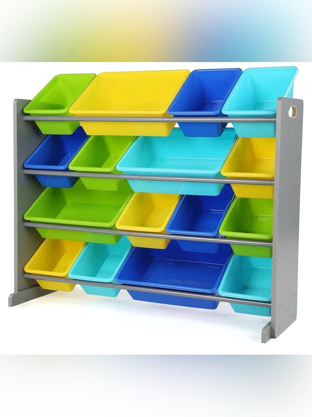 New in box Multi-Color Storage Bin Organizer Rack Playroom Organizer